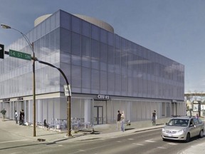 JR Mercantile Real Estate Advisors is leasing the main floor retail in Enright Capital's 34,000-square-foot mixed-use development at 11th Avenue and 14th Street S.W., shown in this rendering.