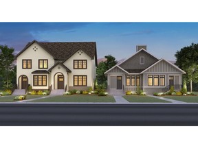 An artist's rendering of the Executive Paired Homes in Mahogany, one of the first projects developed under the Section23 Developments and Baywest Homes partnership.