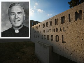 Two lawsuits have now been settled against a religious order of the Catholic church, alleging decades-old sexual abuse at the hands of Father Frederick Cahill, (pictured) a priest and teacher at Bishop Grandin High School.