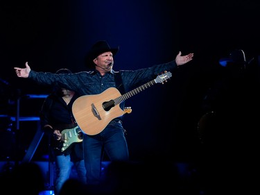 Country singer Garth Brooks performs at the Scotiabank Saddledome in Calgary on Friday September 1, 2017. Leah Hennel/Postmedia