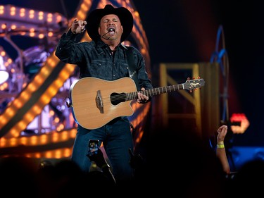 Country singer Garth Brooks performs at the Scotiabank Saddledome in Calgary on Friday September 1, 2017. Leah Hennel/Postmedia