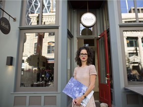 Leslie Echino, owner of Blink restaurant  in Calgary on Friday September 29, 2017.