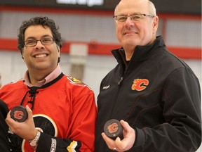 Mayor Naheed Nenshi and Calgary Flames president and CEO Ken King are at the centre of a debate over the financing of a new arena.