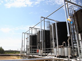 Cenovus Energy operations - Pelican Lake oil storage.