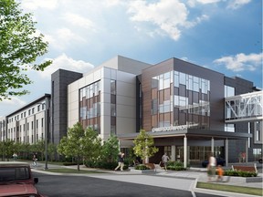 A rendering of Cambridge Manor, the seniors' development being built for the Brenda Strafford Foundation in University District.