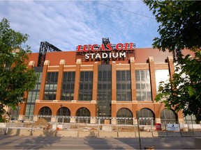 Indianapolis' Lucas Oil Stadium hosts a number games and events annually.