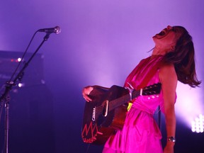 Calgary musician Leslie Feist at the Bella Concert Hall at Mount Royal University on Wednesday.