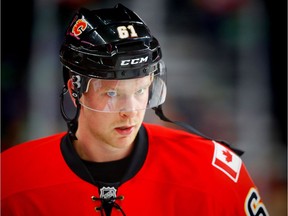 Calgary Flames defenceman Brett Kulak