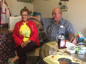 Angel and Jim Garner had just minutes to evacuate from their Cardston County ranch.