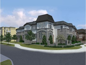 An artist's rendering for Gatestone by Remington Development Corp. in Quarry Park.