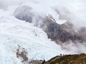 Heli-hiking at Zilmer Glacier. Photo by Andrew Penner.