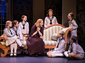 The Sound of Music will perform in Calgary Sept. 26 to Oct. 1 at the Jubilee.  Jill-Christine Wiley as Maria Rainer with the von Trapp family. Photos by Jeremy Daniel and Matthew Murphy