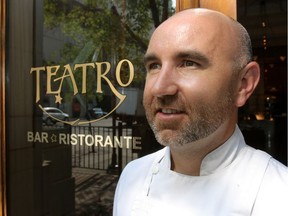 Matthew Batey, corporate executive chef with Teatro Restaurant Group, poses for a photo at Teatro Restaurant.