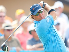 PGA Golfer Scott McCarron during the second round of the 2017 Shaw Charity Classic at Canyon Meadows Golf Club on Saturday, September 2, 2017. Al Charest/Postmedia