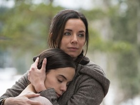 Sophia Lauchlin Hirt and Michelle Morgan in the film, Ice Blue.