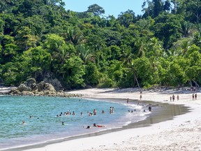 Be sure to pack your bathing suit when trekking through Manuel Antonio National Park!