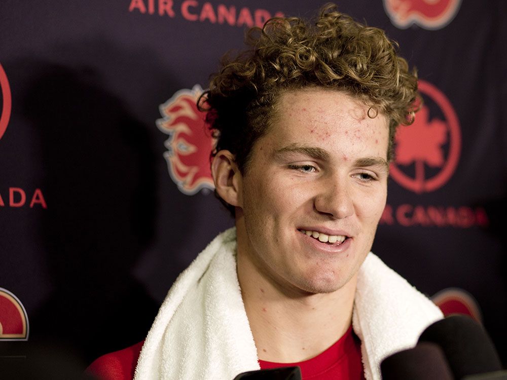 Smile! Flames agitator Matthew Tkachuk to appear on Edmonton billboards