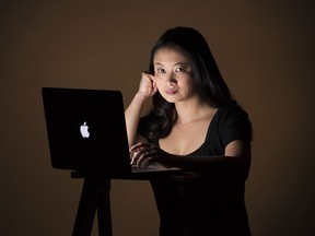 Selina Wong stars in Touch Me, put on by Theatre Calgary's Up Close second stage. Photo courtesy David Cooper
COOPER