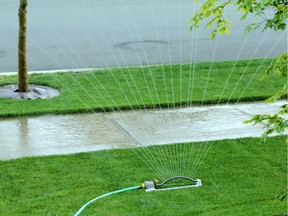 Water that is sprinkled on the lawn or garden doesn't end up in the city's sewer, a reader notes.