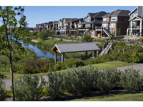 Developed open spaces are a key part of the appeal at Cooper's Crossing in Airdrie.