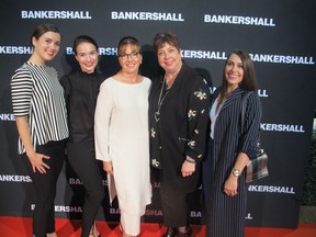 Cal1007 Luxe 1 Pictured, from left, at PARKLUXE 2017 presented by Bankers Hall held Sept 30 at Spruce Meadows are the Biggar family-intern architect Caitlin Biggar, U of A's Ashey Biggar, interior designer Christine Biggar,  Bankers Hall marketing manager Mona Biggar and AHS' Madison Biggar.
Bill Brooks, Bill Brooks