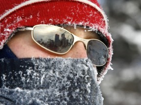 Chad Valentine faces winter head-on during a cold snap in 2010.