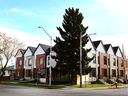 Row homes are shown at 20 Ave. and 5 St. NW in northwest Calgary on Friday, Oct. 6, 2017. 