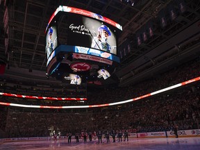 Toronto Maple Leafs pay tribute to Tragically Hip singer Gord Downie before Wednesday night's game against the Detroit Red Wings.