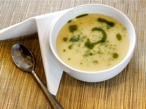 Fennel and leek soup