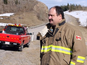 Redwood Meadows fire chief Rob Evans