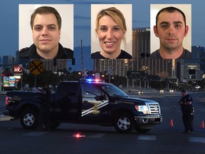 Penhold Fire Department firefighters Sean Pendergast, Danielle (Dani) Meeres and Mackenzie (Max) Johnston were in attendance at the Route 91 Harvest Festival in Las Vegas when gunfire erupted Sunday.