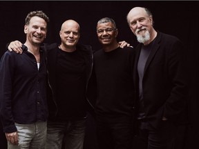 Jazz supergroup Hudson (left to right Larry Grenadier,  John Medeski, Jack DeJohnette,  John Scofield) play Calgary on Oct. 17.