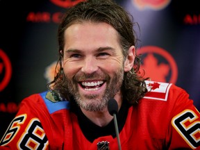 At a press conference at the Saddledome Wednesday afternoon, the Flames officially announced they have signed Jaromir Jagr for one year.