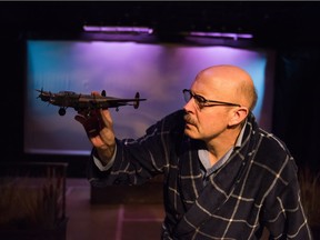 Christopher Hunt is the war veteran turning 100 in Meg Braem's heartfelt dramedy Flight Risk, playing at Lunchbox Theatre. Courtesy, Benjamin Laird
Benjamin Laird