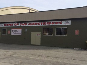 Fernie Memorial Arena, home of the Jr.B hockey team the Fernie Ghostriders, is shown in Fernie, B.C. on Wednesday, Oct.18, 2017. Three people who died after a suspected ammonia leak were doing maintenance work on ice-making equipment at an arena in southeastern British Columbia, says the city's mayor. THE CANADIAN PRESS/Lauren Krugel