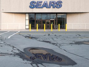A closed Sears store is seen in Dartmouth, N.S.