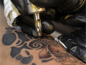 Teenagers are showing more interest in tattoos.