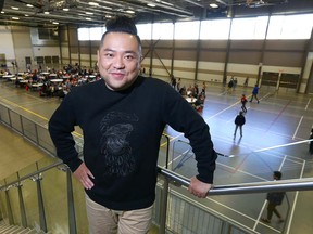 Andrew Phung  at the  third annual YouthSMART Youth Mental Health Summit.