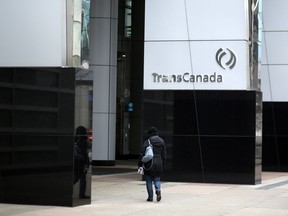 The TransCanada office in downtown Calgary, Alta., on Tuesday January 24, 2017.