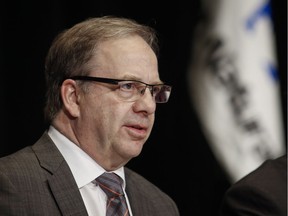 Steve Laut, president of Canadian Natural Resources, said the Peter Laugheed government of the 1970s introduced rules that would allow the province to return to an allotment system to curtail the amount of oil output, and shrink the sky-high price differential for western Canadian crude.
