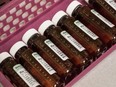 Doses of Methadone used to treat opioid addiction at Beacon Pharmacy in Calgary, Ab., on Thursday June 2, 2016.