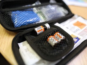 A naloxone kit. The province's opioid commission is urging the government to fund addiction services for Calgary's South Asian community, including the distribution of naloxone kits.
Gavin Young, Postmedia
