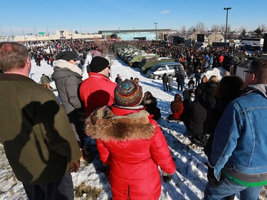 Several thousand Calgarians attend Remembrance Day ceremonies at the Military Museums in Calgary on  Saturday November 11, 2017.