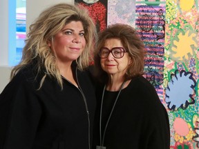 Newzones Gallery mother-daughter team Tamar and Helen Zenith  in the gallery on Wednesday, November 29, 2017.