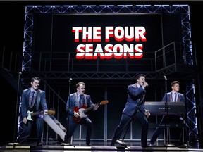 Jersey Boys, the new musical, tells the story of Frankie Valli, Bob Gaudio, Tommy DeVito and Nick Massi.