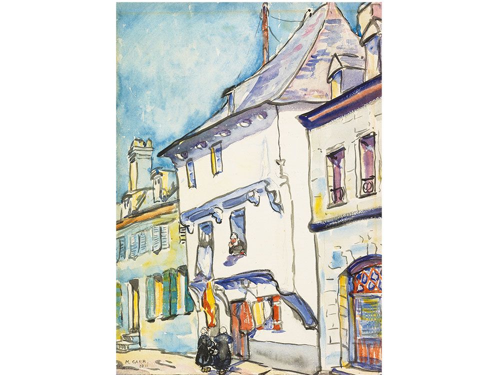 Rare Emily Carr Painting Uncovered In Calgary Calgary Herald   Emily Carr European Street Scene1 