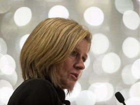 Alberta Premier Rachel Notley speaks during the Greater Vancouver Board of Trade's annual Energy Forum, in Vancouver, B.C., on Thursday November 30, 2017.