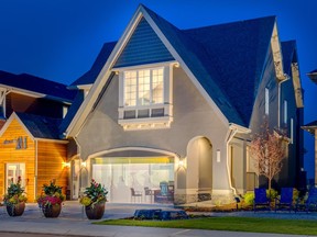 The exterior of the MacIntosh show home by Homes by Avi in Mahogany.