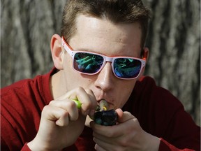 Hundreds of people attended the Edmonton 420 marijuana rally held at the Alberta legislature grounds in Edmonton on April 20, 2017.