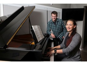 Lisle and Alexandra Massey are loving the spaciousness of their home, especially as Alexandra's piano can fit in the living room with ease. They moved to Southwinds by Mattamy Homes.